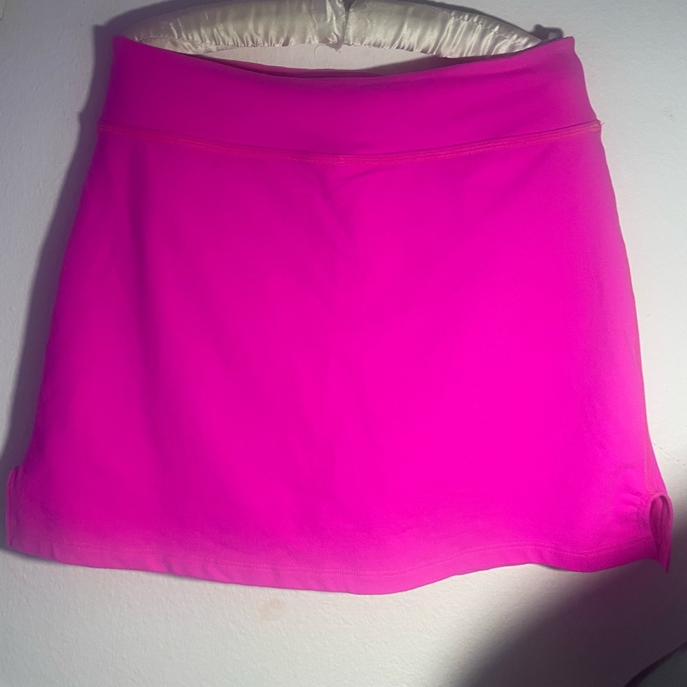 Beyond Yoga Hot Pink Midi Skirt